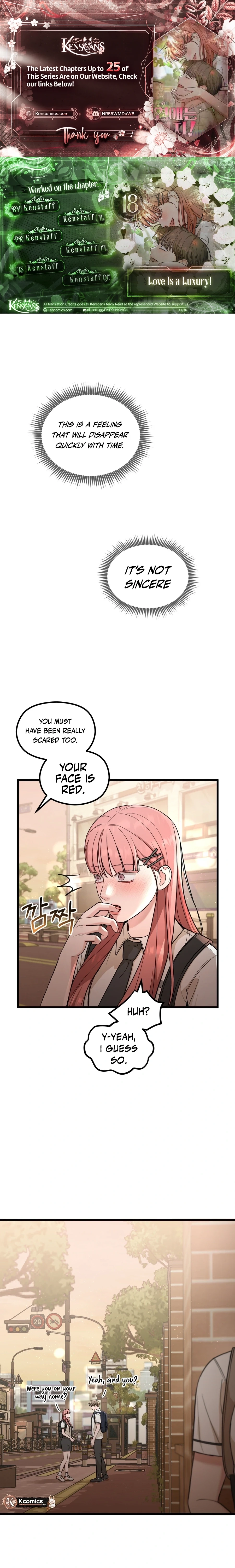 Love Is a Luxury! Chapter 18 page 1 - 