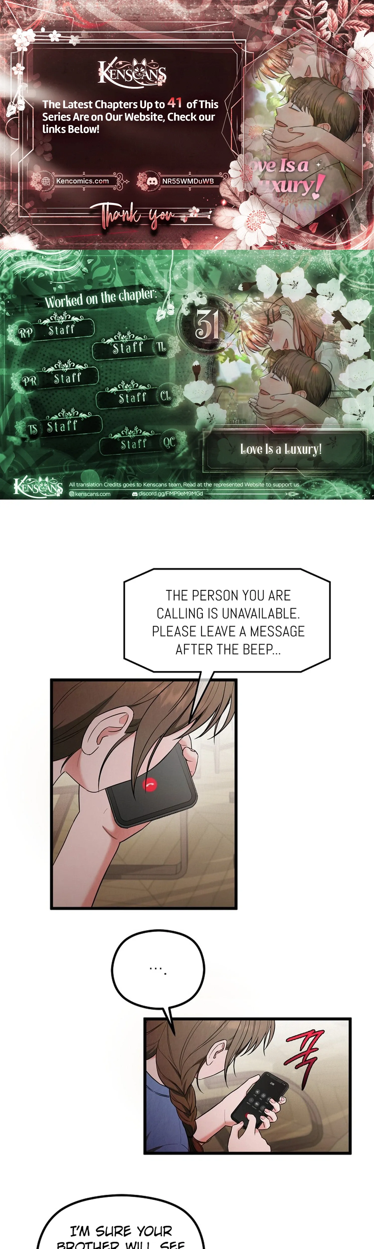 Love Is a Luxury! Chapter 31 page 1 - 
