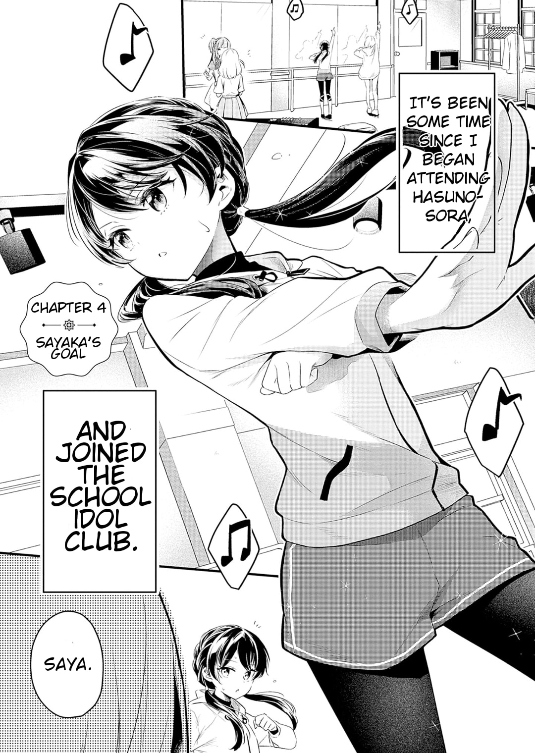 Love Live! flowers* - Hasunosora Jogakuin School Idol Club Chapter 4 page 1 - 