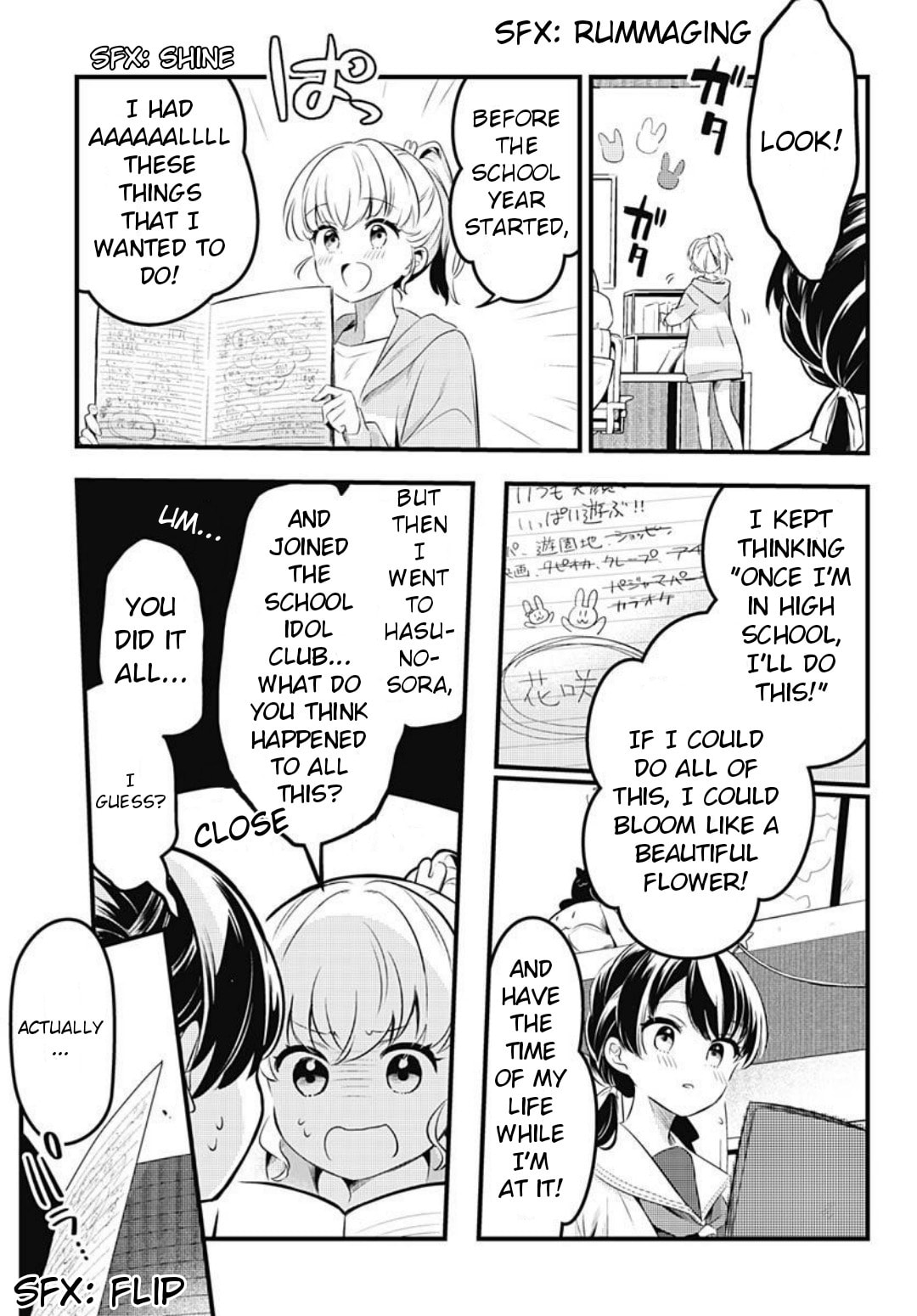 Love Live! flowers* - Hasunosora Jogakuin School Idol Club Chapter 5 page 14 - 