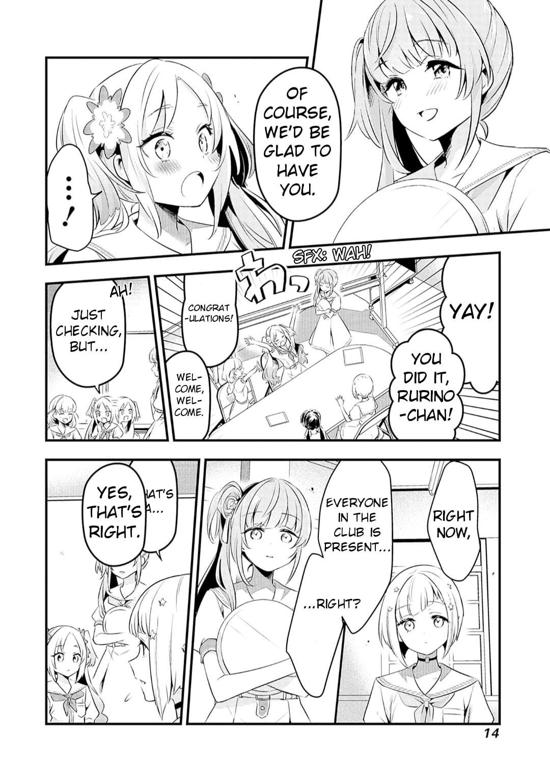 Love Live! flowers* - Hasunosora Jogakuin School Idol Club Chapter 6 page 9 - 