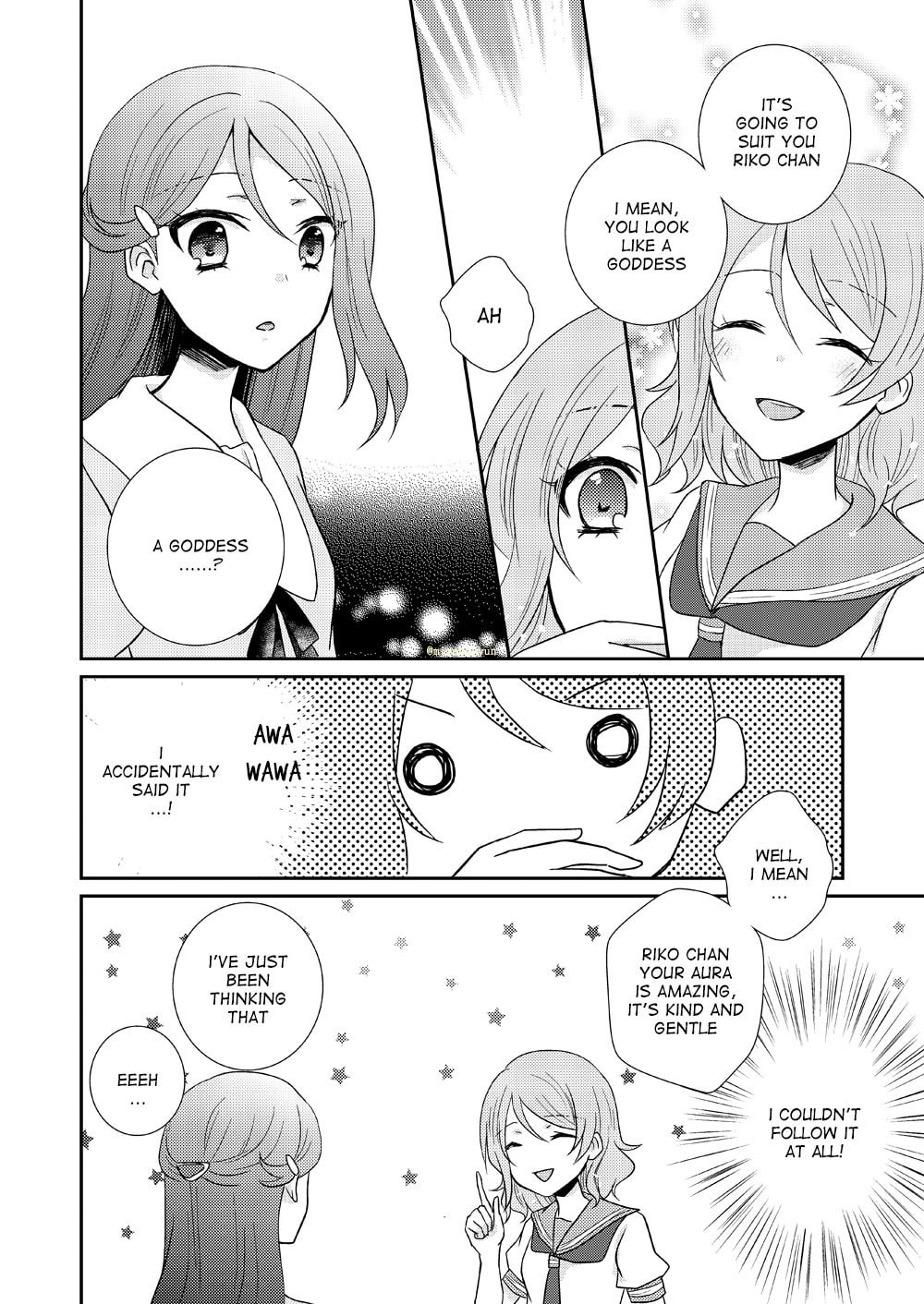 Love Live! Sunshine!! dj - Megami-sama to Kataomoi Chapter 0 page 11 - 