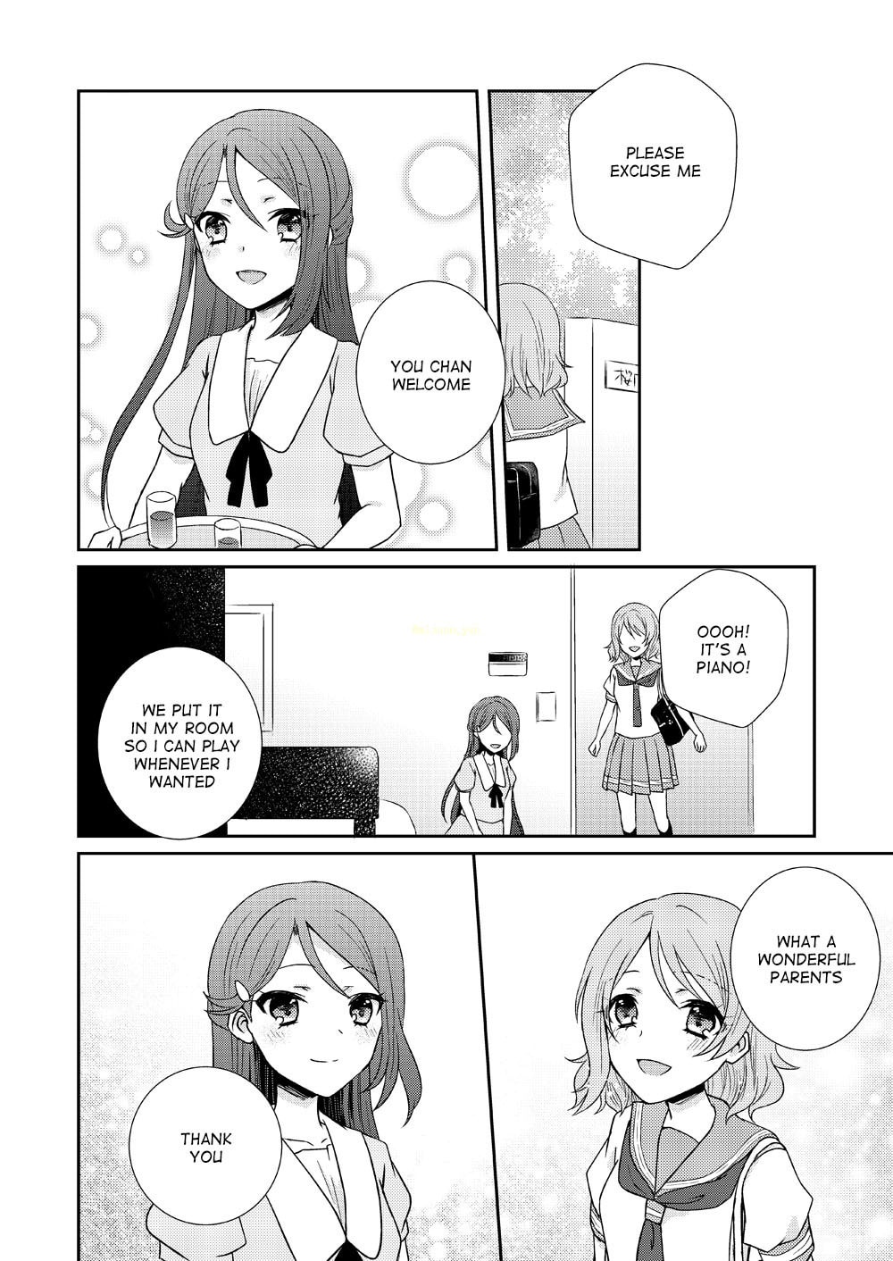 Love Live! Sunshine!! dj - Megami-sama to Kataomoi Chapter 0 page 5 - 