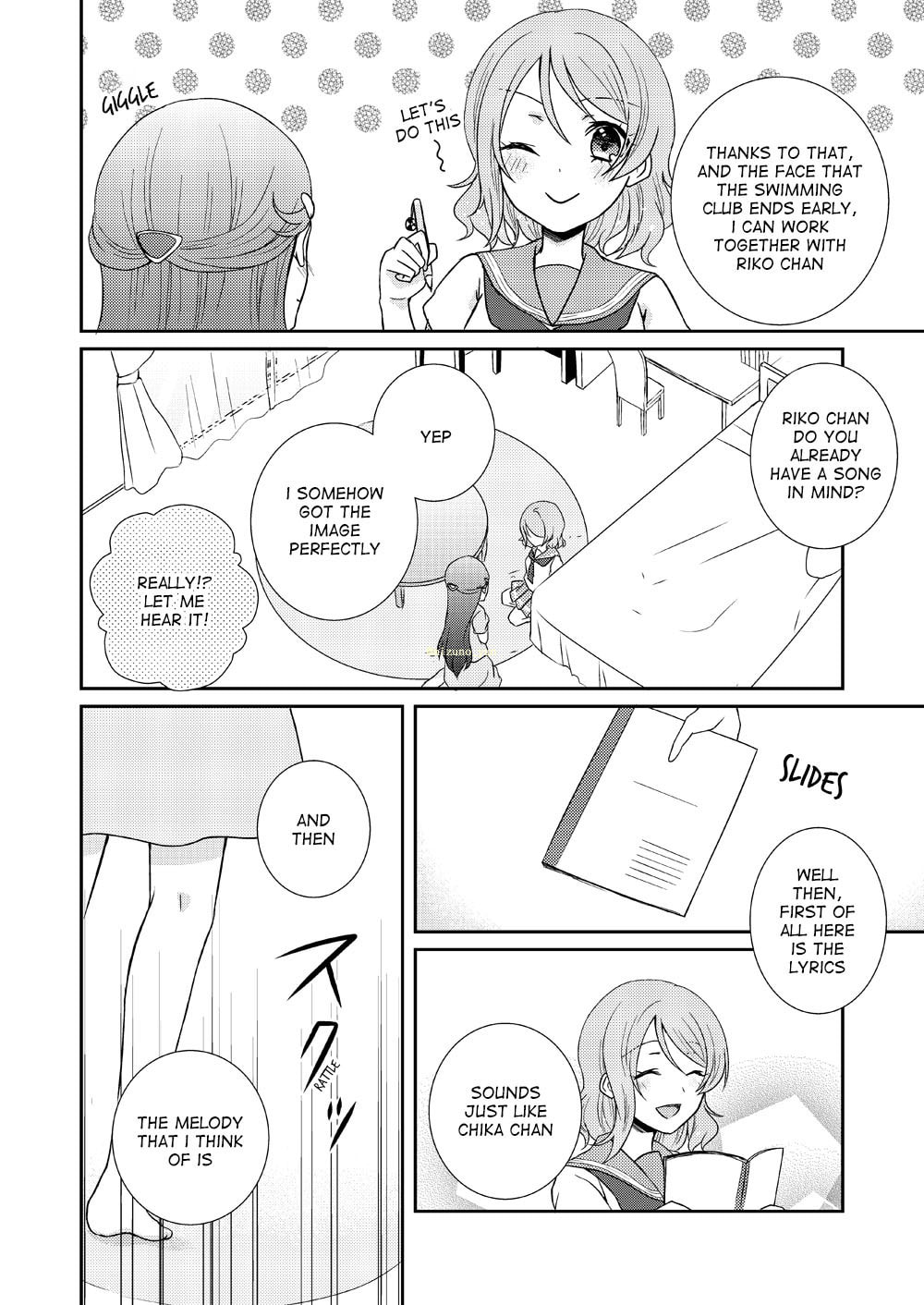 Love Live! Sunshine!! dj - Megami-sama to Kataomoi Chapter 0 page 7 - 