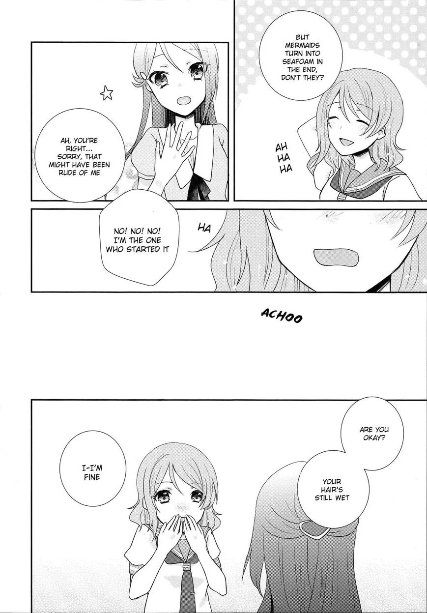 Love Live! Sunshine!! dj - Megami-sama to Kataomoi Chapter 1 page 14 - 