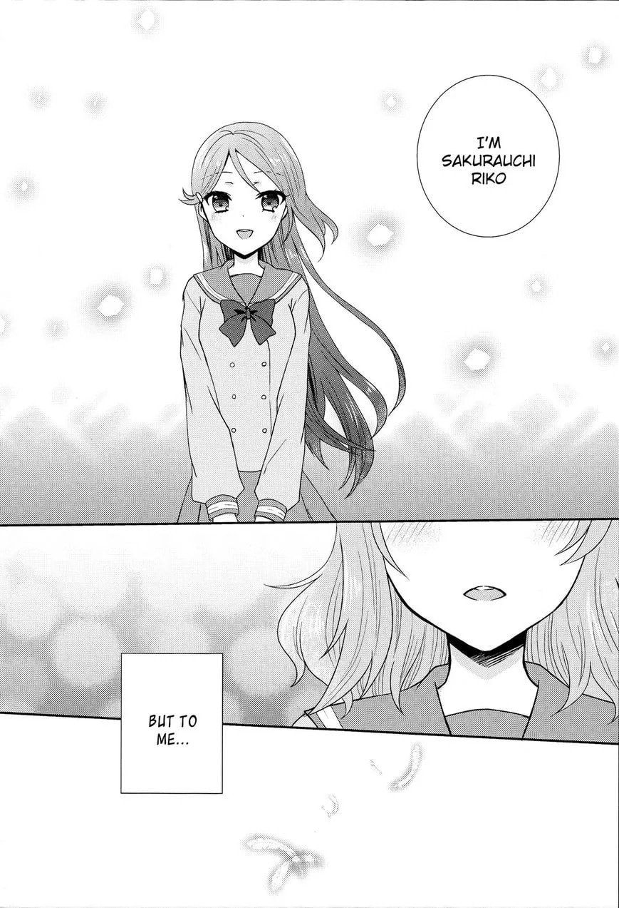Love Live! Sunshine!! dj - Megami-sama to Kataomoi Chapter 1 page 4 - 