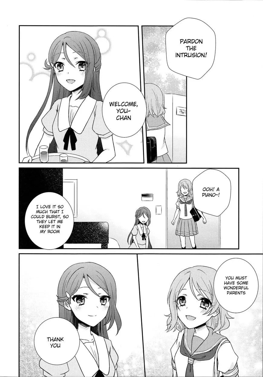 Love Live! Sunshine!! dj - Megami-sama to Kataomoi Chapter 1 page 6 - 
