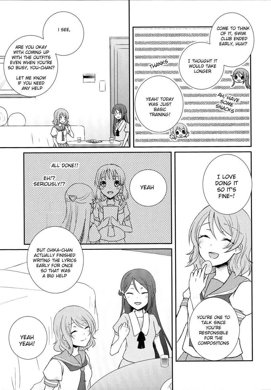 Love Live! Sunshine!! dj - Megami-sama to Kataomoi Chapter 1 page 7 - 