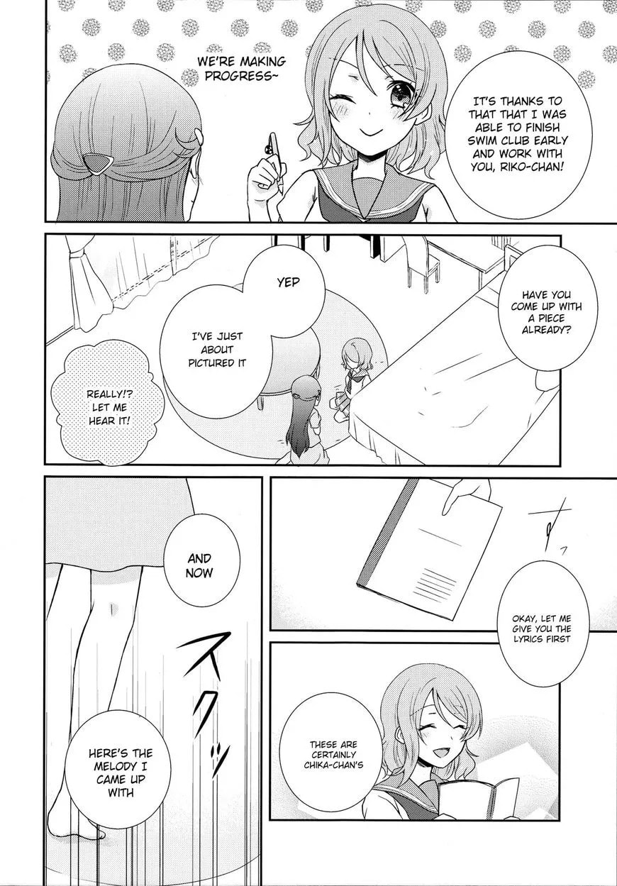 Love Live! Sunshine!! dj - Megami-sama to Kataomoi Chapter 1 page 8 - 