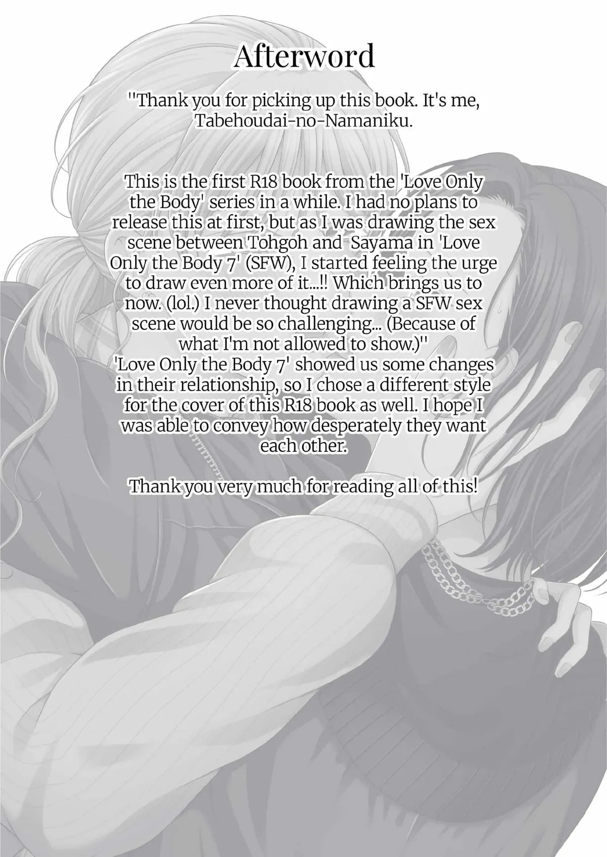 Love Only the Body Chapter 7.5 page 37 - 