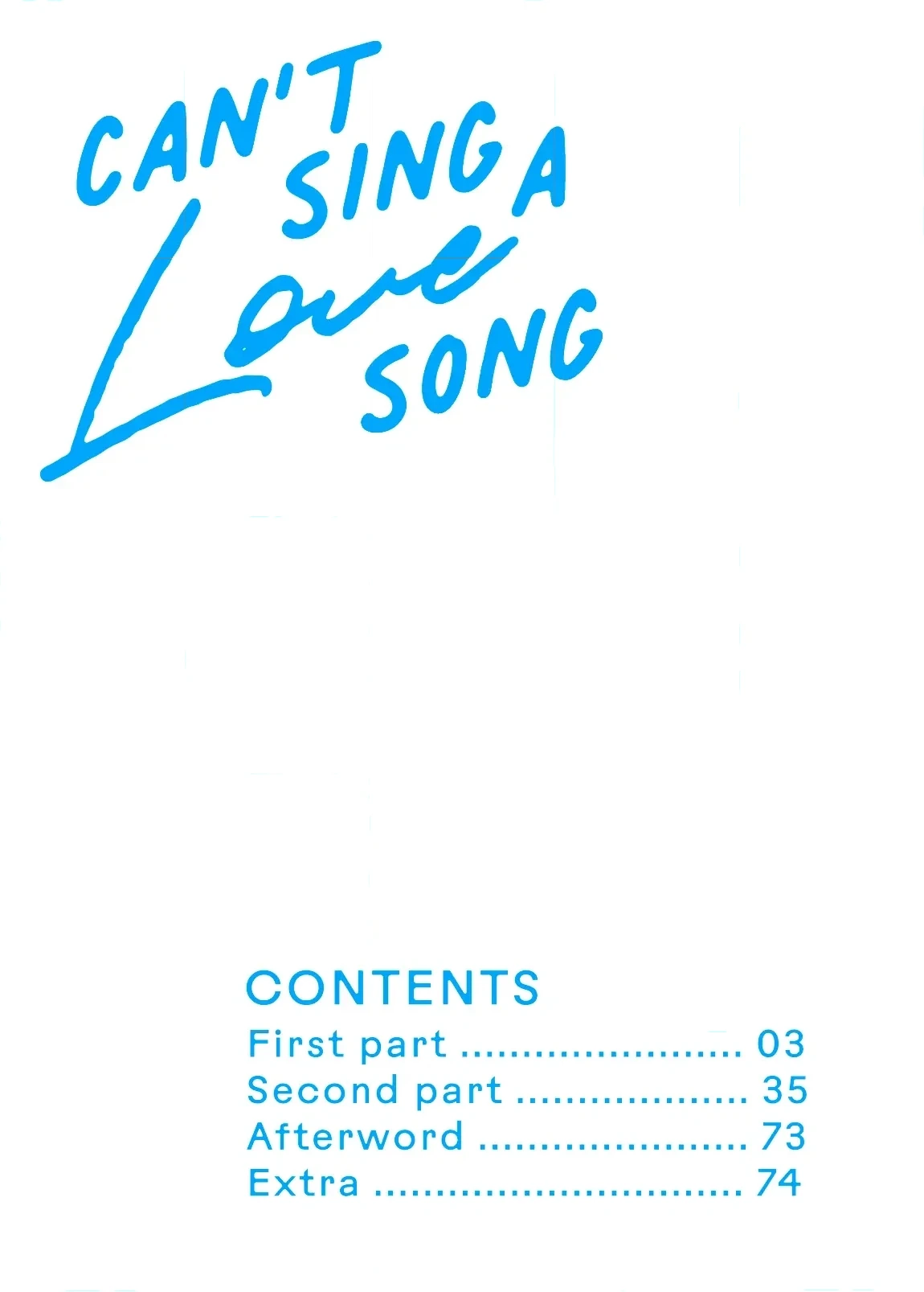 Love Song ga Utaenai Chapter 1 page 4 - 