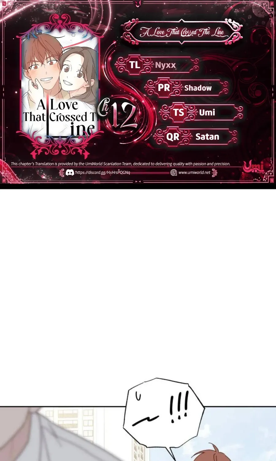 Love That Crosses the Line Chapter 12 page 1 - 