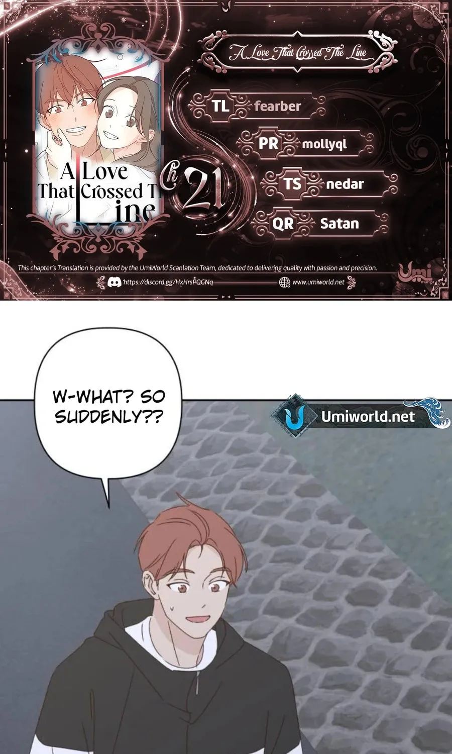 Love That Crosses the Line Chapter 21 page 1 - 