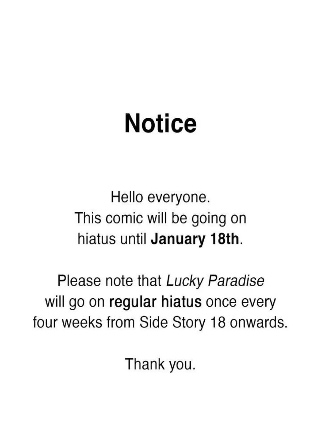 Lucky Paradise Chapter 118 page 1 - 