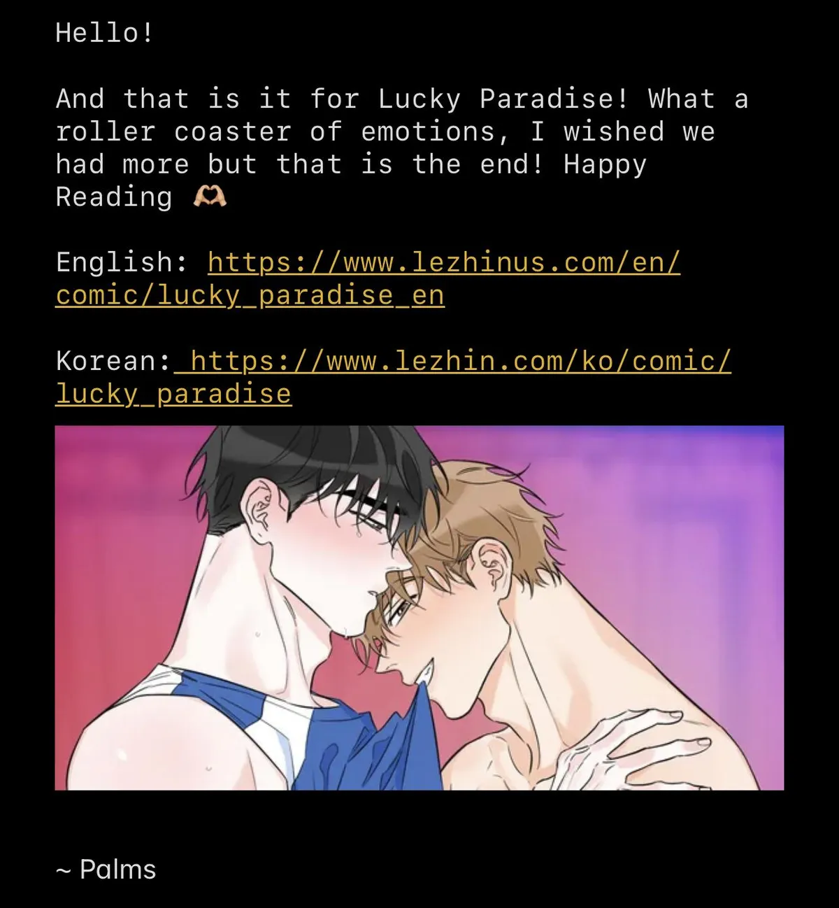 Lucky Paradise Chapter 91 page 12 - 