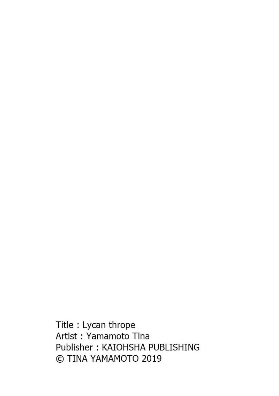 Lycan thrope Chapter 1 page 45 - 