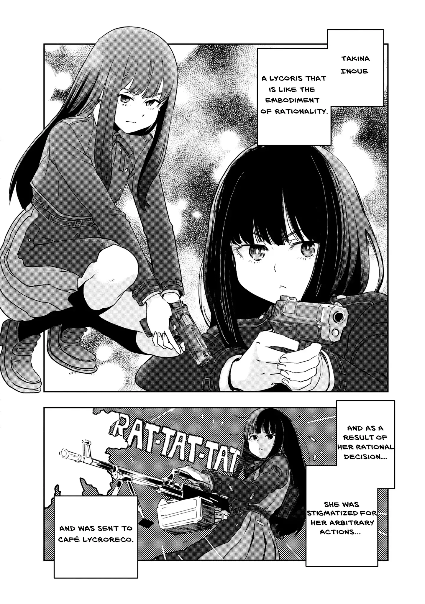 Lycoris Recoil Official Comic Anthology: React Chapter 1 page 12 - 