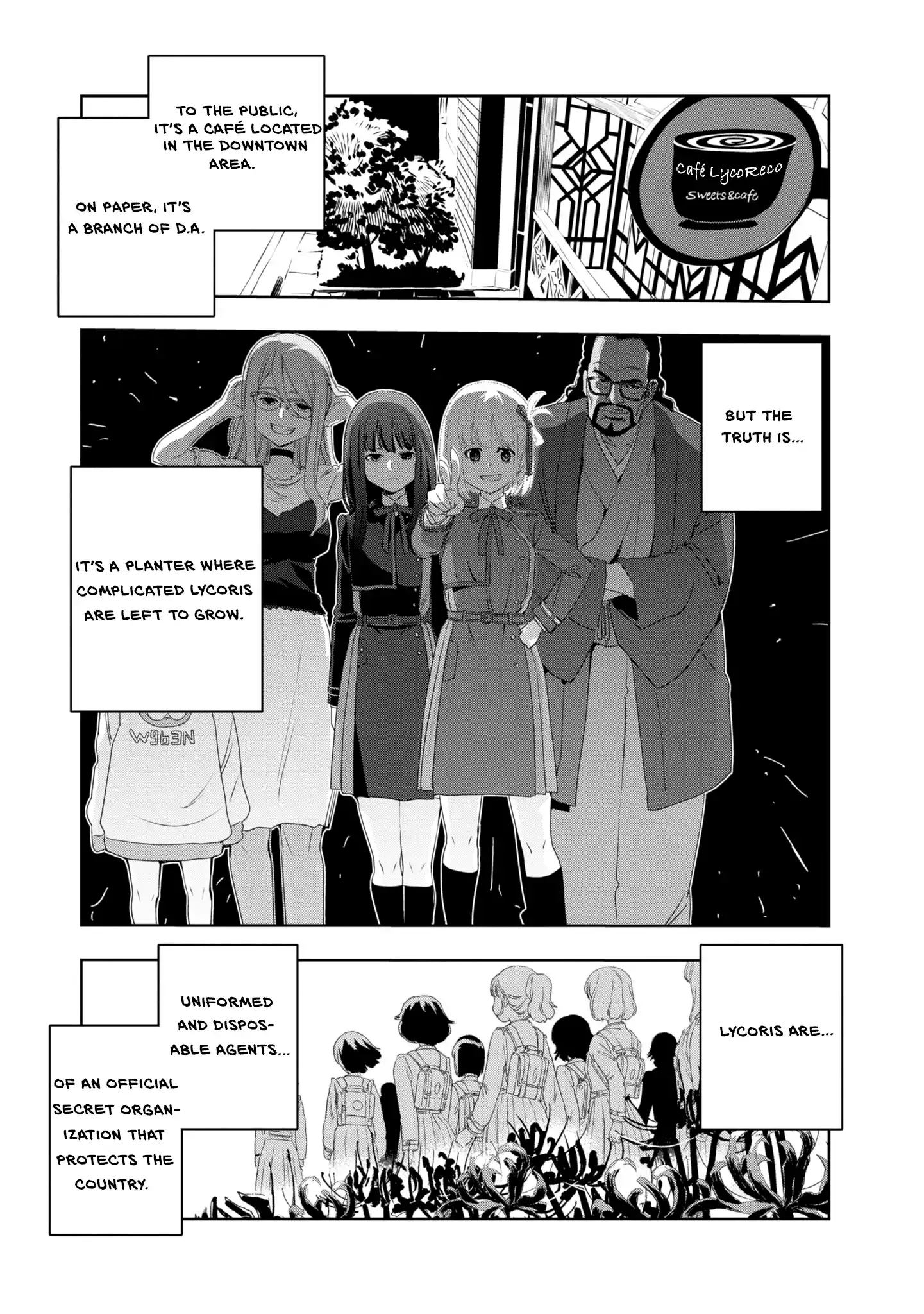Lycoris Recoil Official Comic Anthology: React Chapter 1 page 9 - 