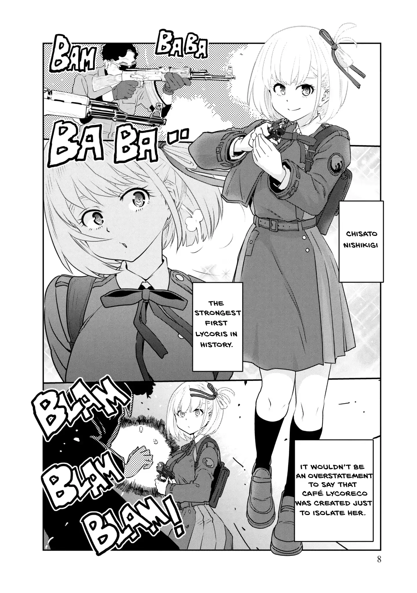 Lycoris Recoil Official Comic Anthology: React Chapter 1 page 10 - 