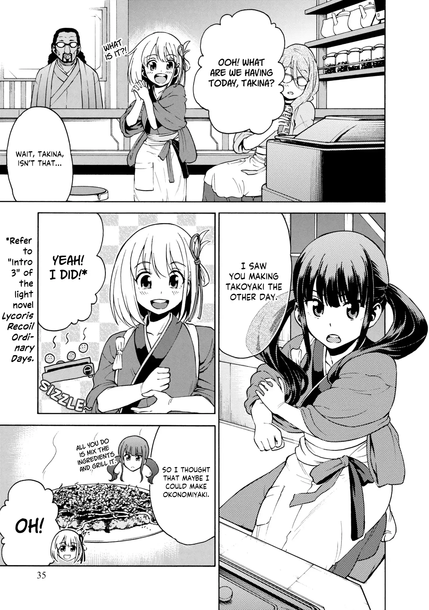 Lycoris Recoil Official Comic Anthology: React Chapter 3 page 5 - 