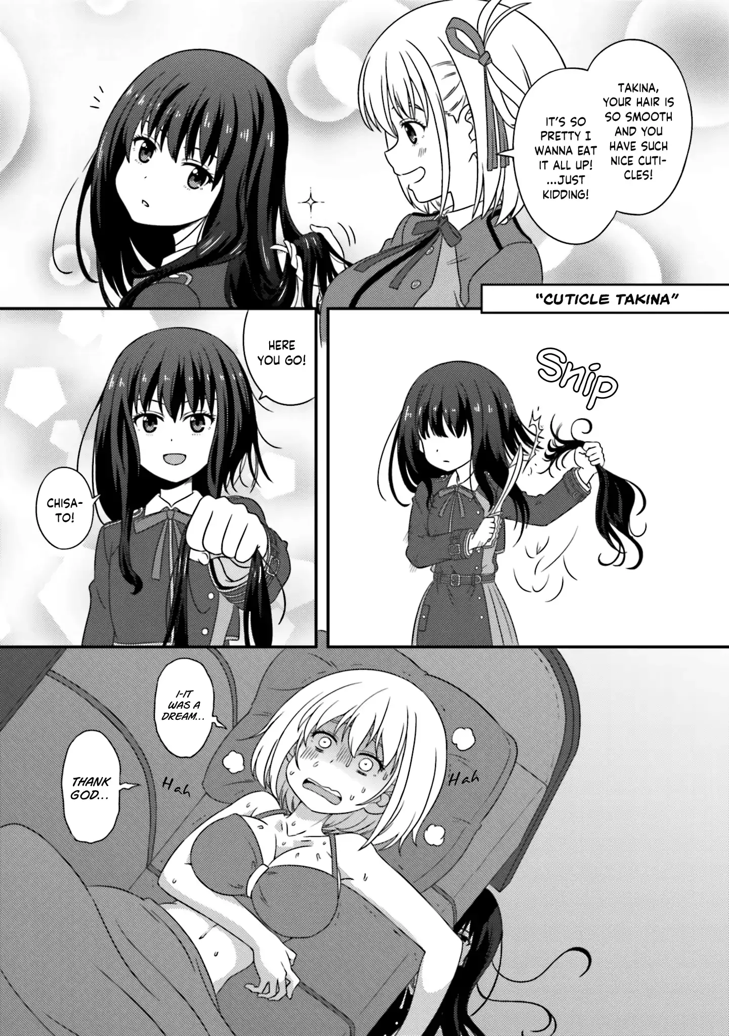 Lycoris Recoil Official Comic Anthology: React Chapter 6 page 2 - 