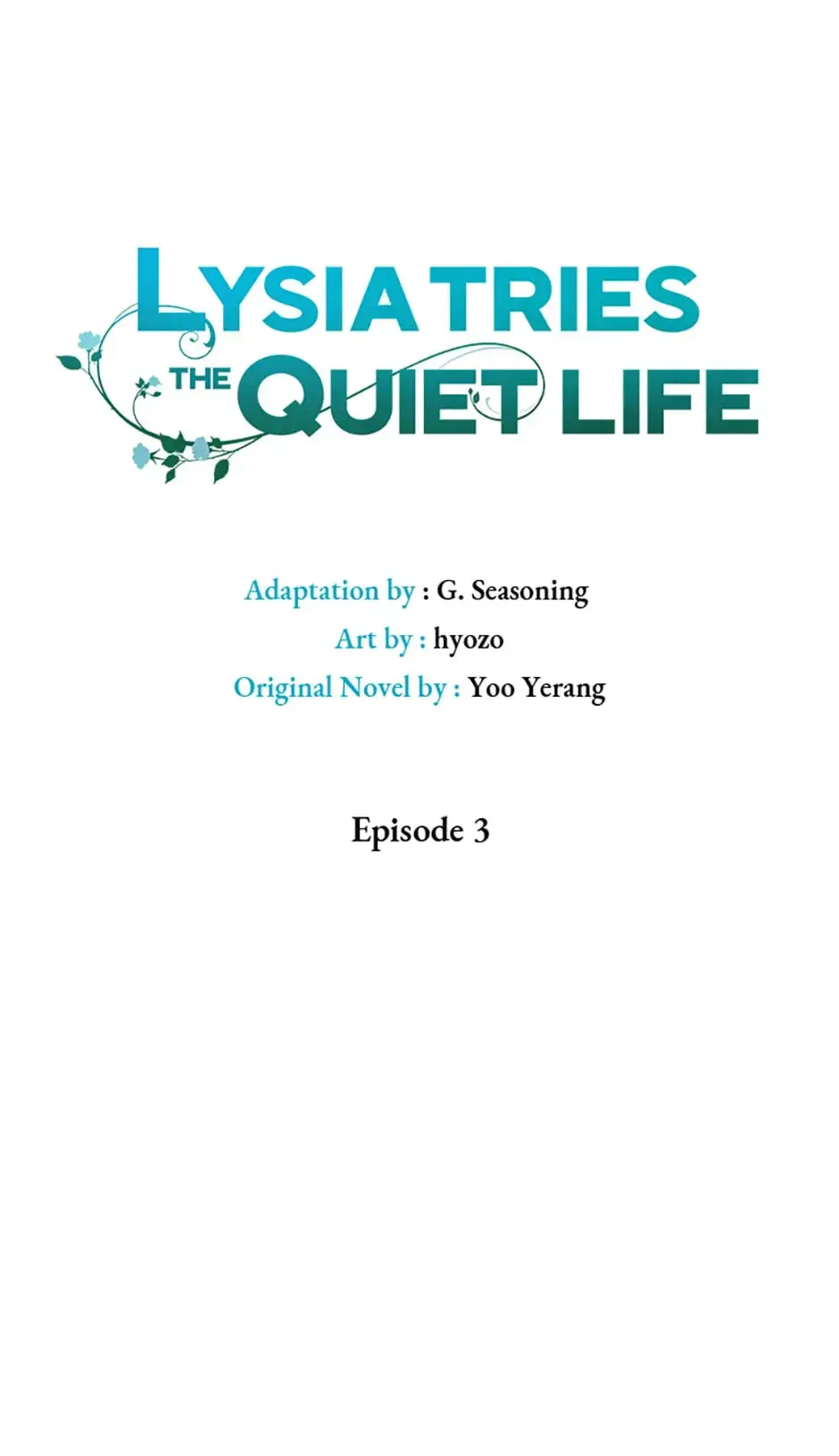 Lysia Tries The Quiet Life Chapter 3 page 4 - 