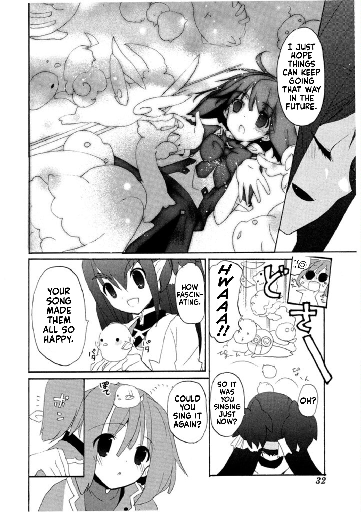 Macross Frontier: Dakishimete, Ginga no Hate made. Chapter 1 page 32 - 