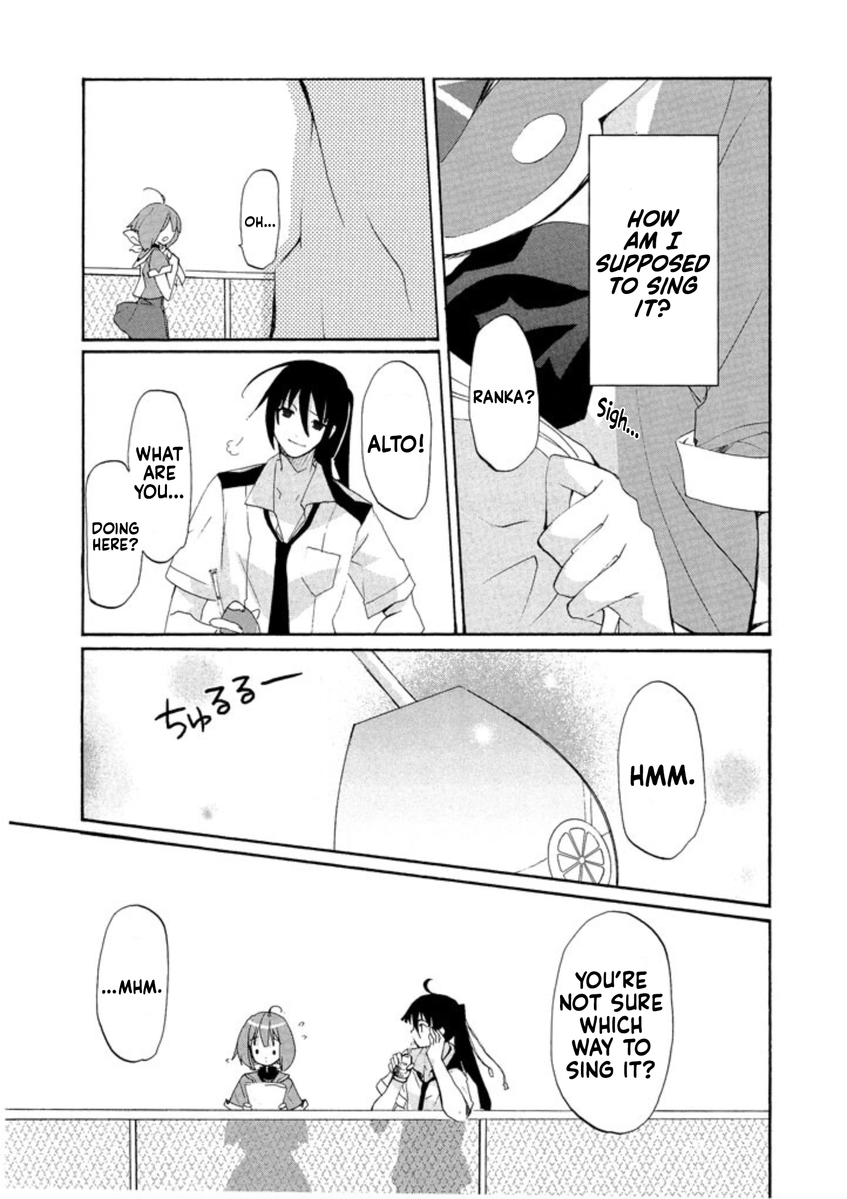 Macross Frontier: Hold Me Tight, To The Ends of the Galaxy Chapter 1 page 21 - 