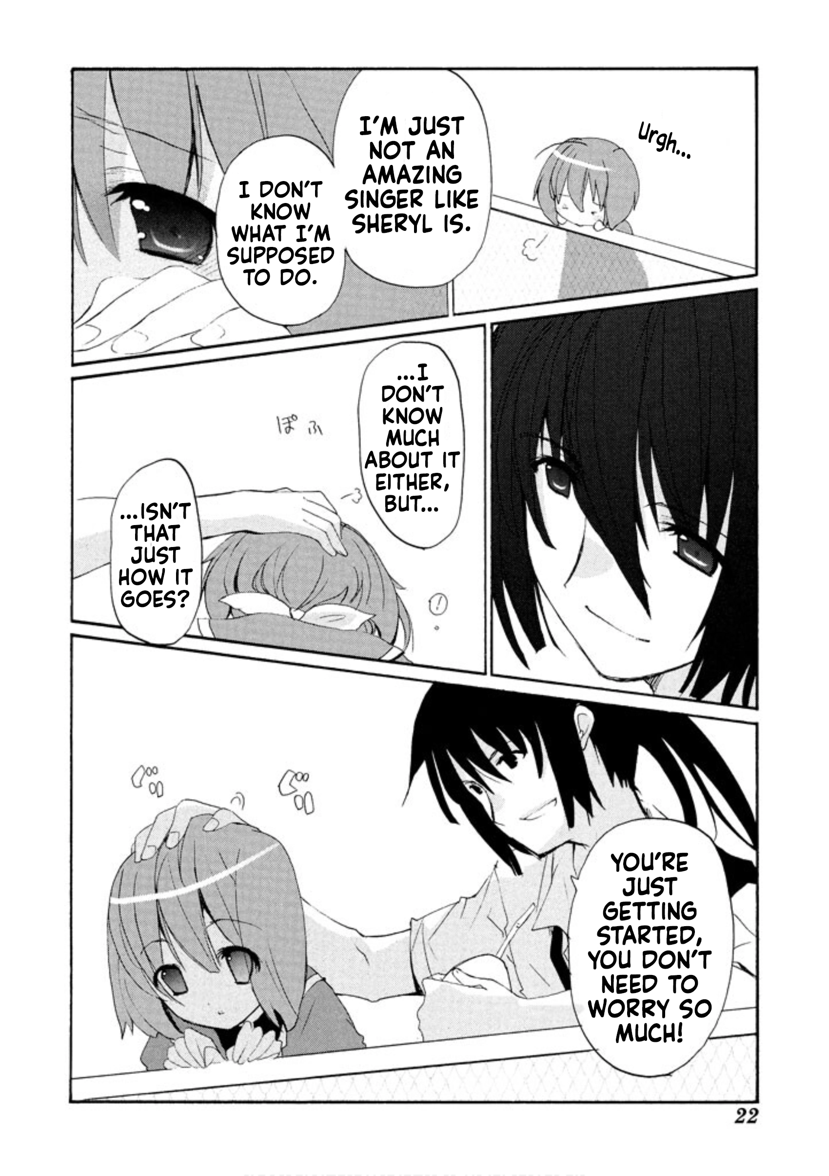 Macross Frontier: Hold Me Tight, To The Ends of the Galaxy Chapter 1 page 22 - 