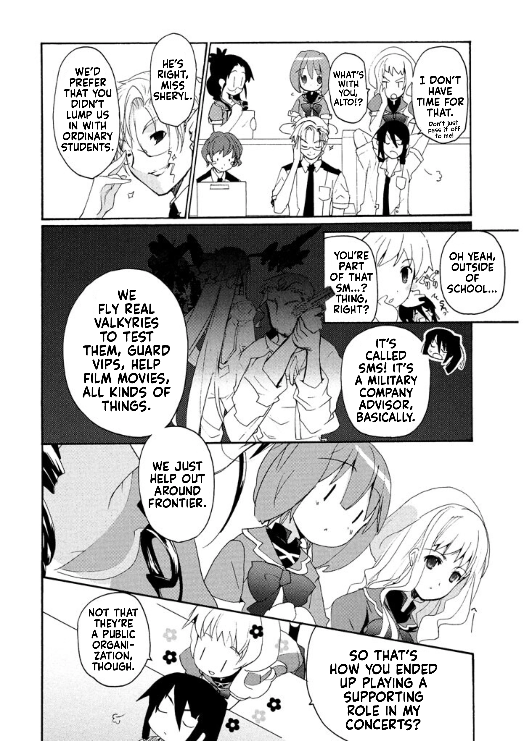 Macross Frontier: Hold Me Tight, To The Ends of the Galaxy Chapter 1 page 10 - 