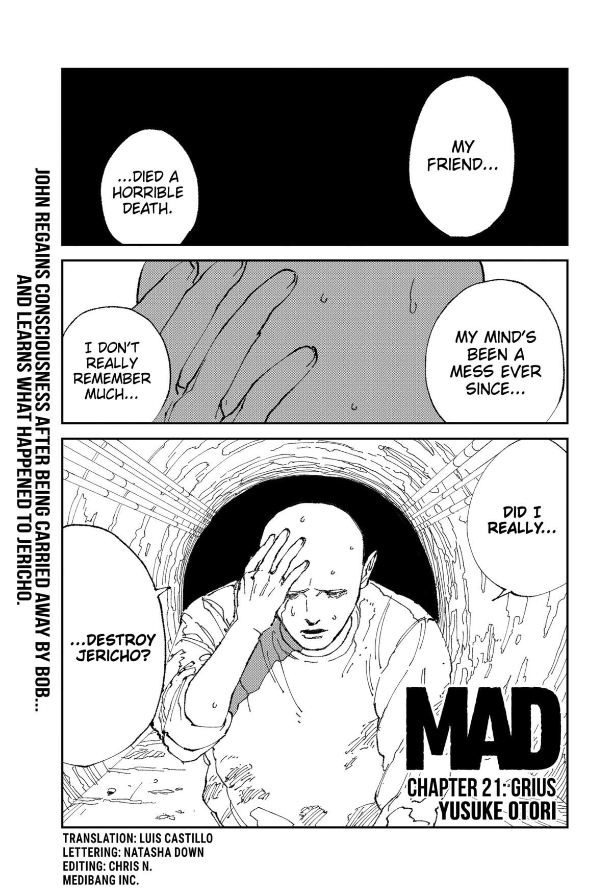 MAD (OTORI Yusuke) Chapter 21 page 1 - 