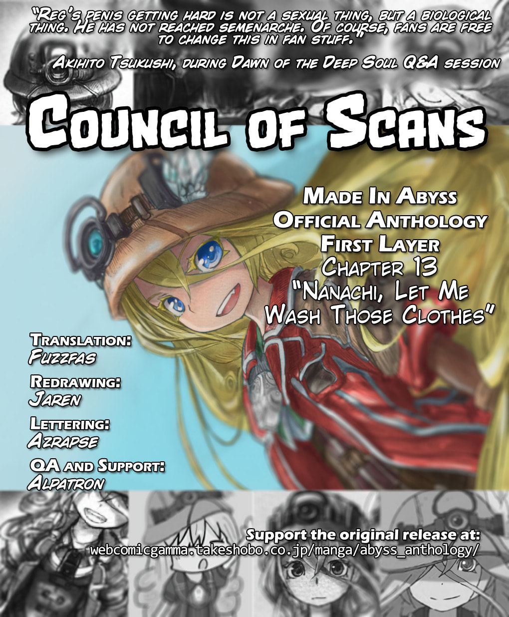 Made in Abyss Official Anthology Chapter 13 page 6 - 