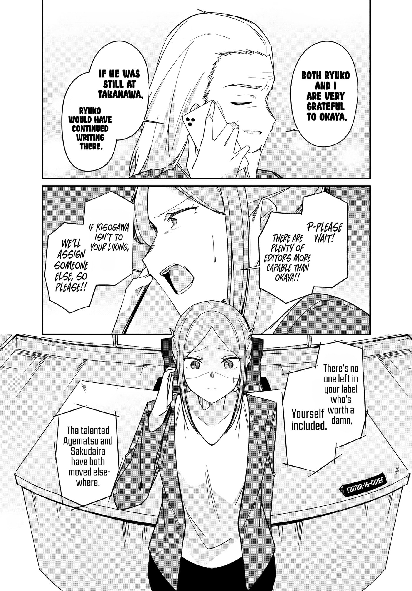Madogiwa Henshuu to Baka ni Sareta Ore ga, Futago JK to Doukyo Suru Koto ni Natta Chapter 13 page 9 - 