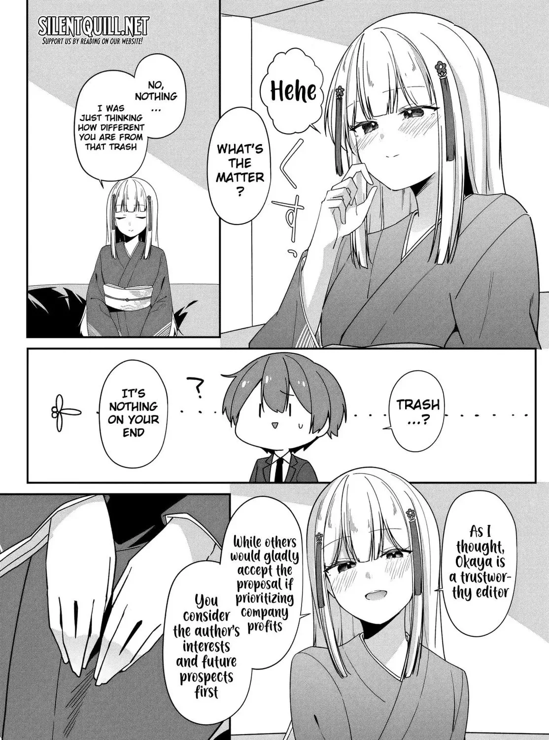 Madogiwa Henshuu to Baka ni Sareta Ore ga, Futago JK to Doukyo Suru Koto ni Natta Chapter 6.1 page 12 - 