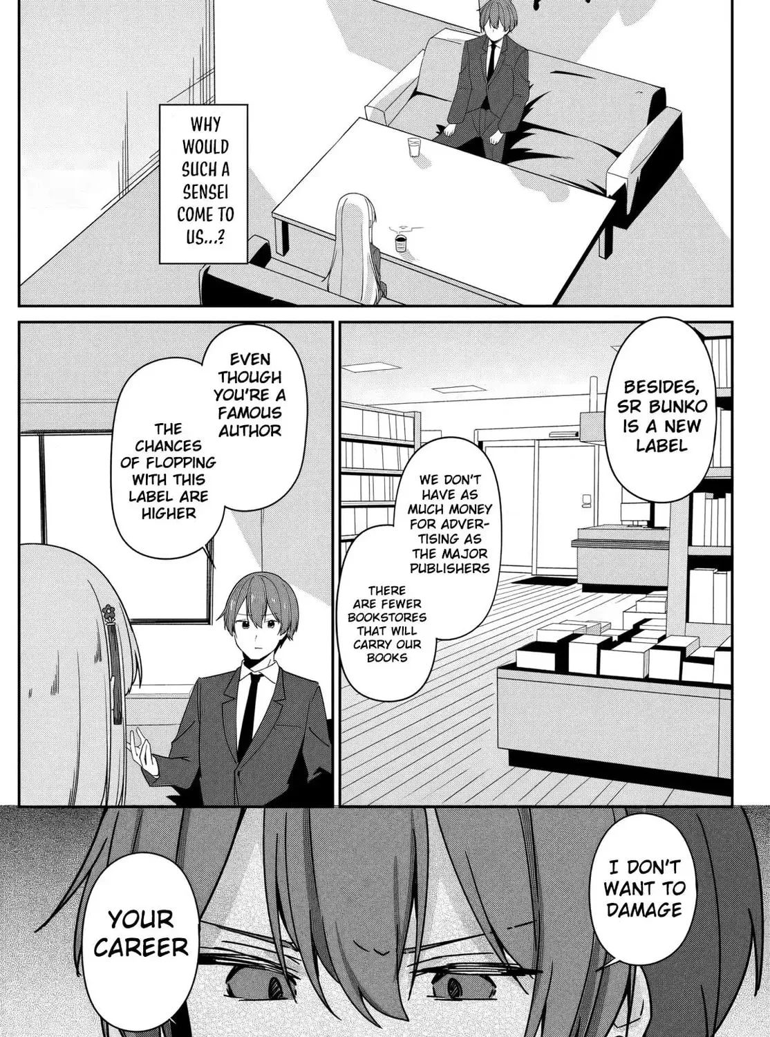 Madogiwa Henshuu to Baka ni Sareta Ore ga, Futago JK to Doukyo Suru Koto ni Natta Chapter 6.1 page 10 - 