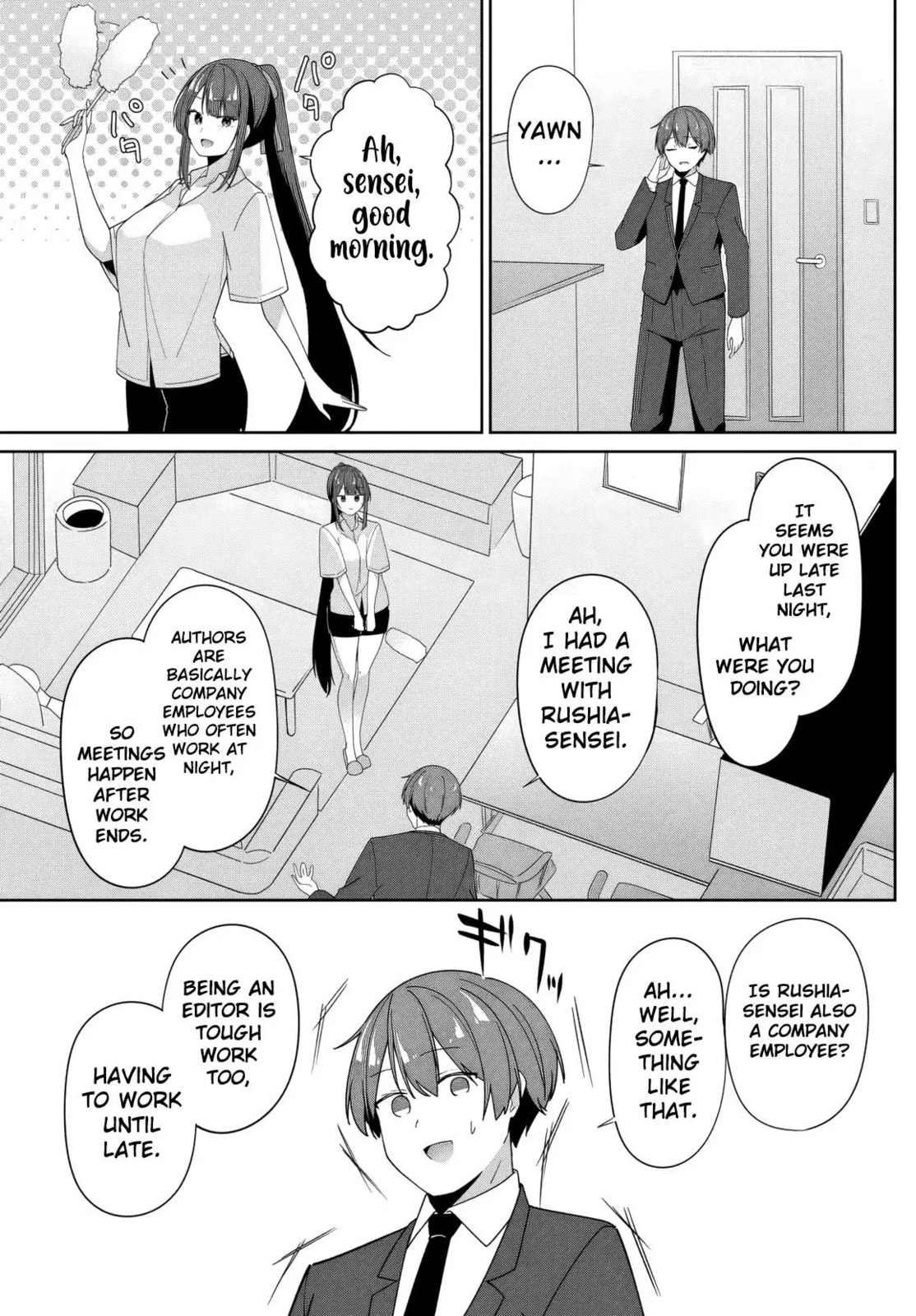 Madogiwa Henshuu to Baka ni Sareta Ore ga, Futago JK to Doukyo Suru Koto ni Natta Chapter 7 page 2 - 