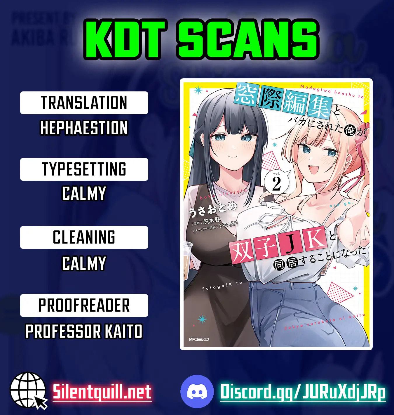 Madogiwa Henshuu to Baka ni Sareta Ore ga, Futago JK to Doukyo Suru Koto ni Natta Chapter 9 page 1 - 