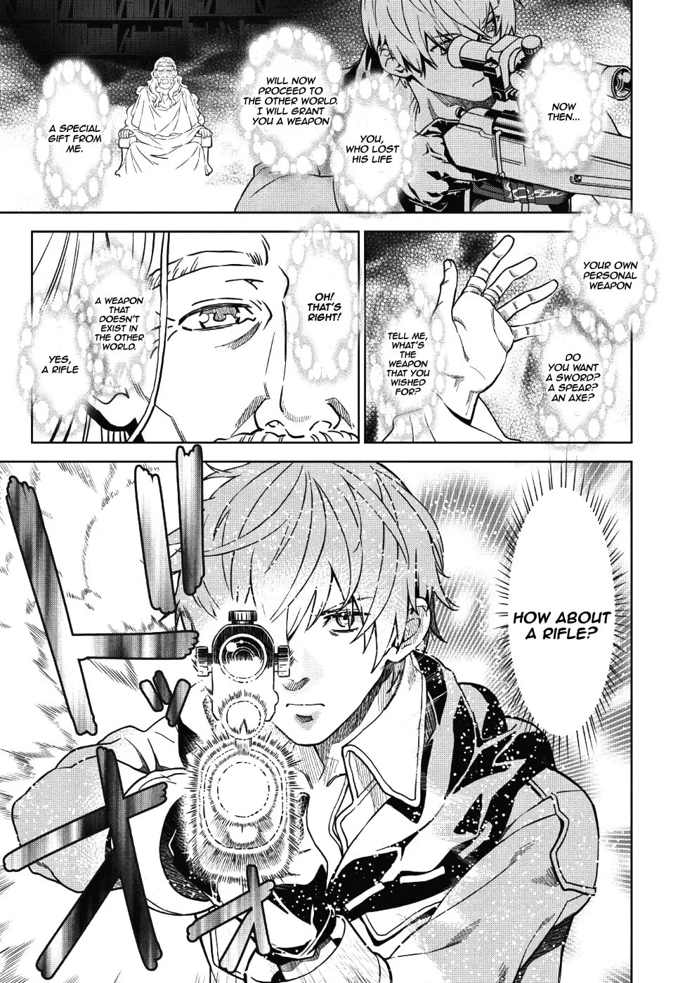 Magan to Dangan o Tsukatte Isekai o Buchinuku! Chapter 1 page 9 - 