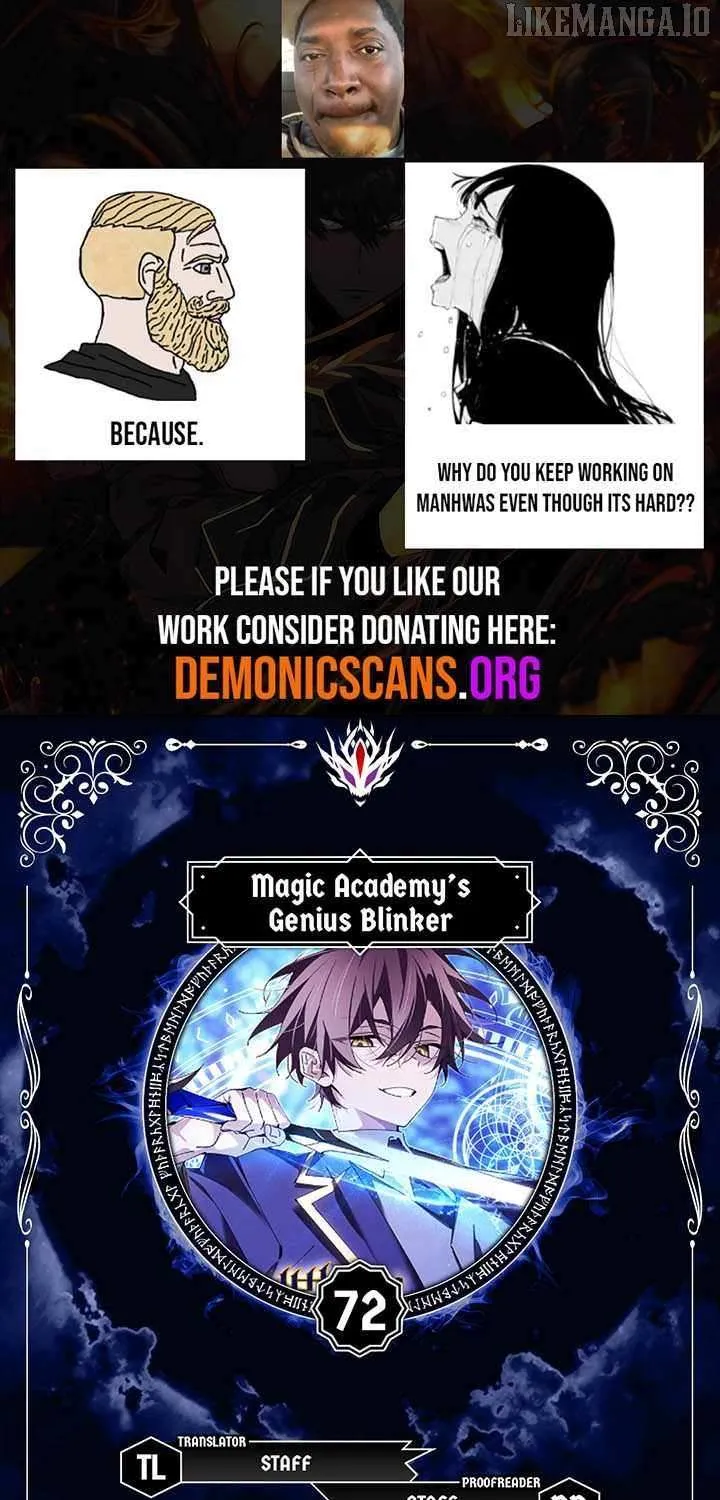 Magic Academy’s Genius Blinker Chapter 72 page 1 - 