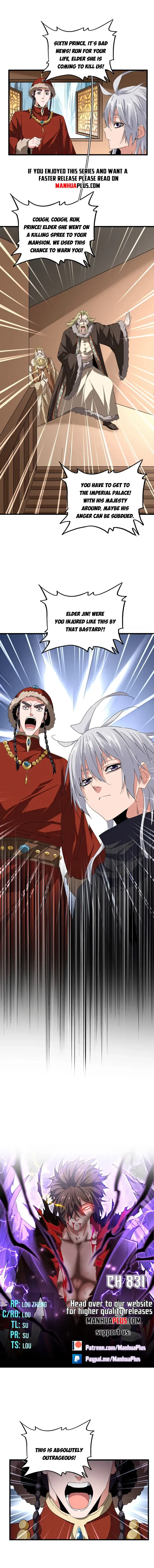 Magic Emperor Chapter 831 page 1 - 