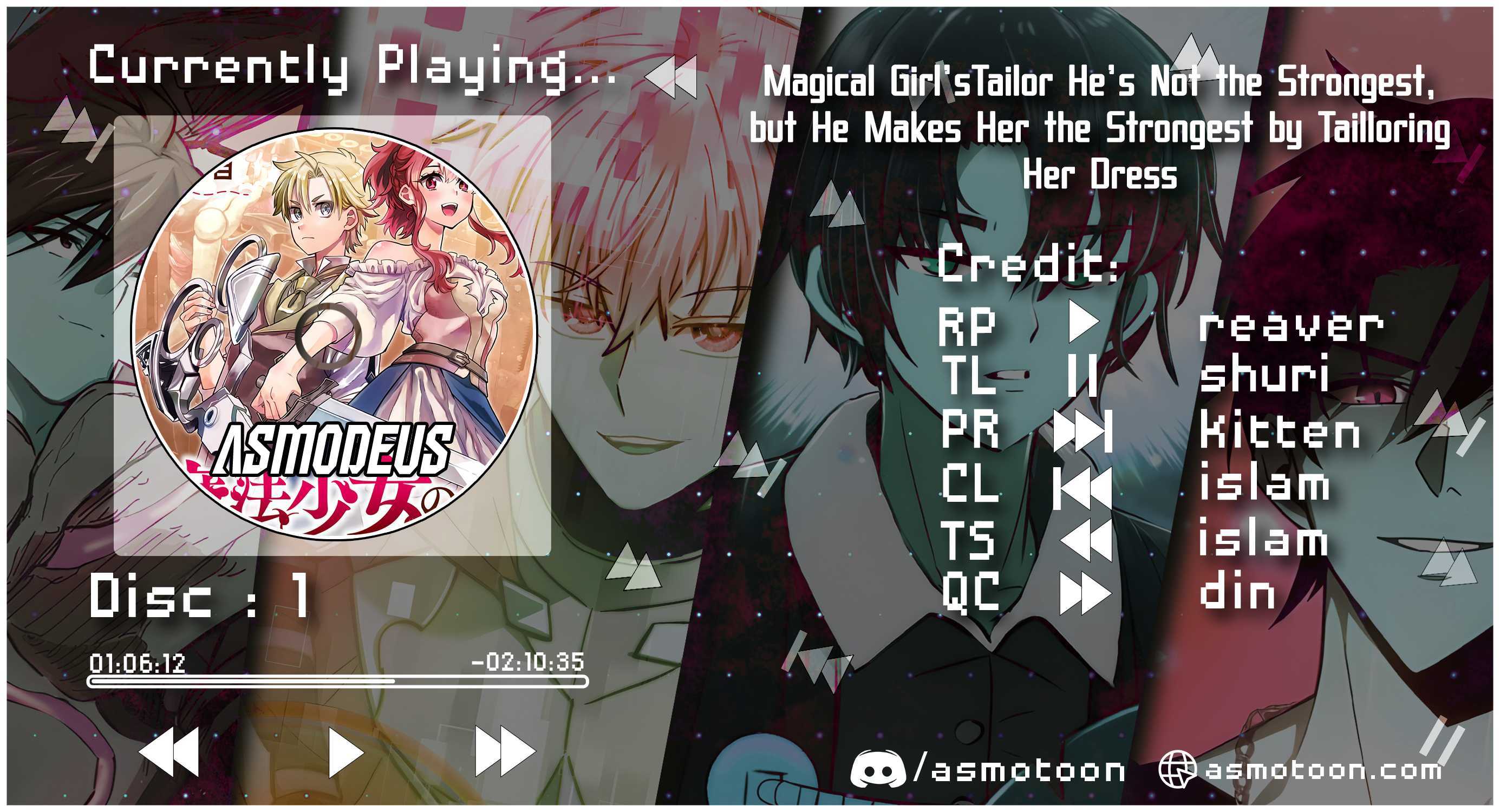 Magical Girl’s Tailor He’s Not the Strongest, but He Makes Her the Strongest by Tailloring Her Dress Chapter 1 page 1 - 
