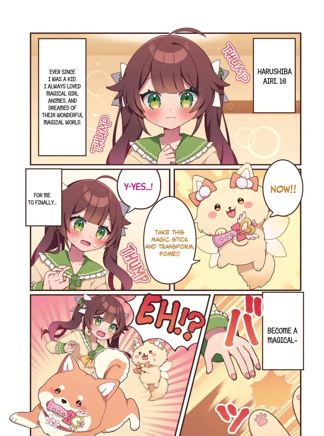 Mahou Shiba Inu★Hanamaru Chapter 1 page 1 - 