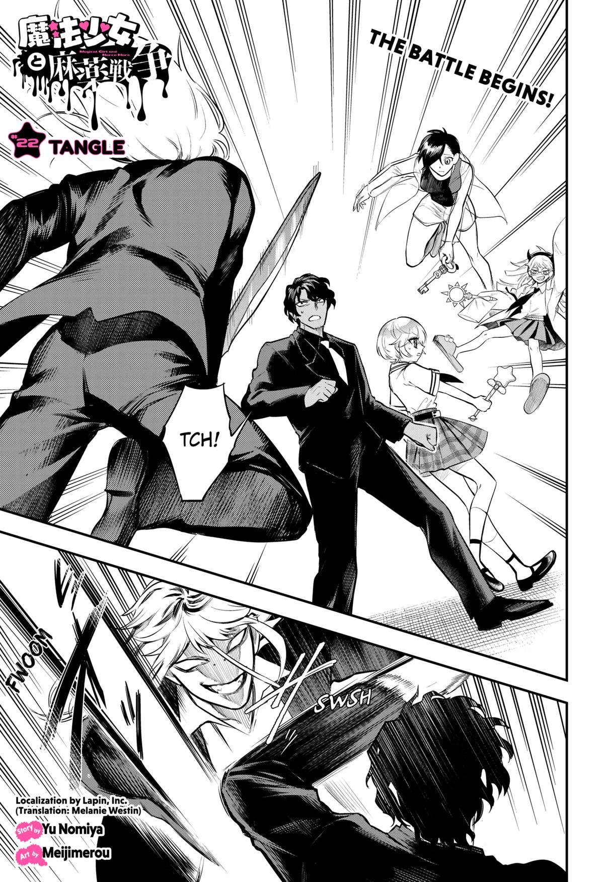 Mahou Shoujo to Mayaku Sensou Chapter 22 page 1 - 