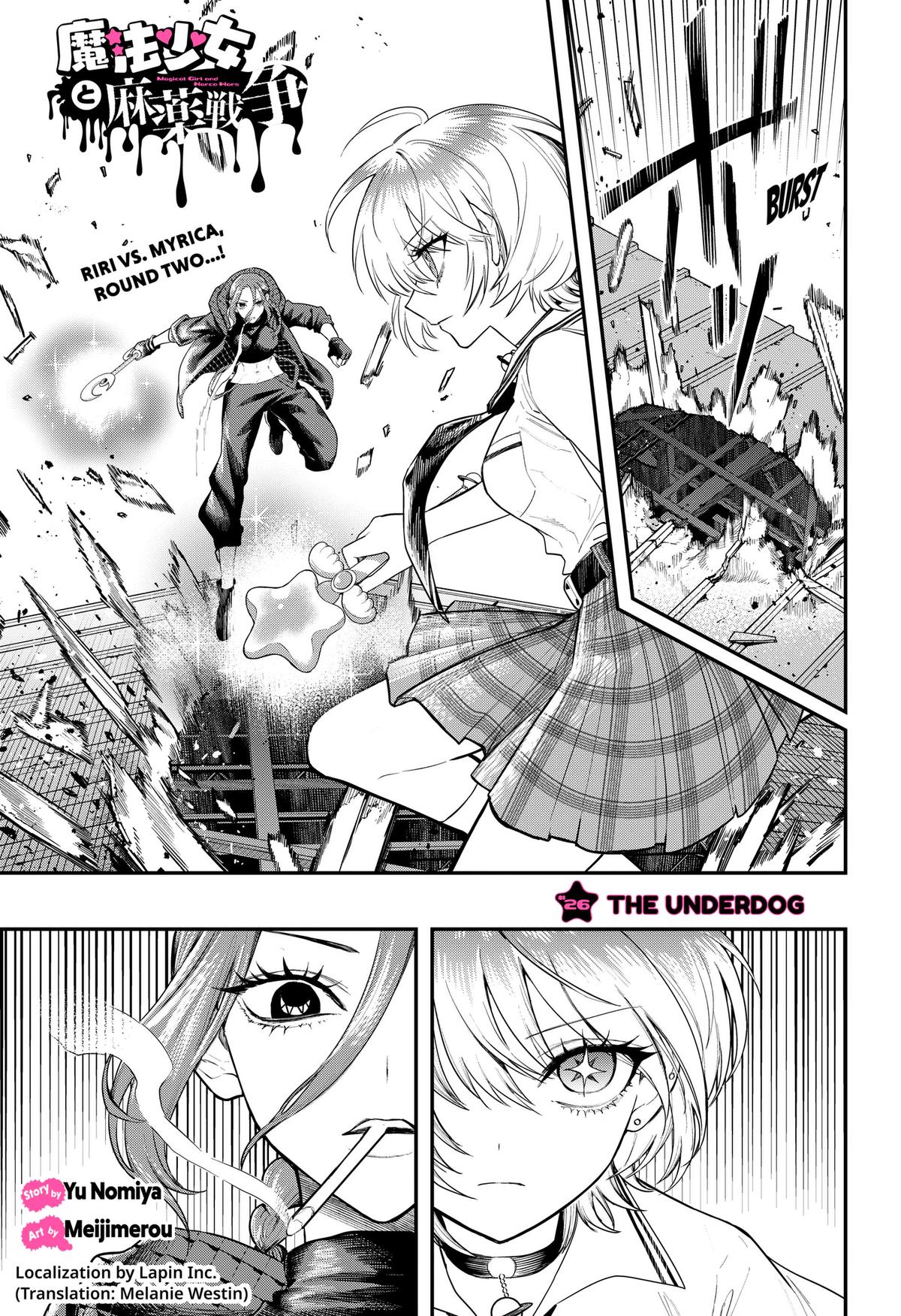 Mahou Shoujo to Mayaku Sensou Chapter 26 page 1 - 