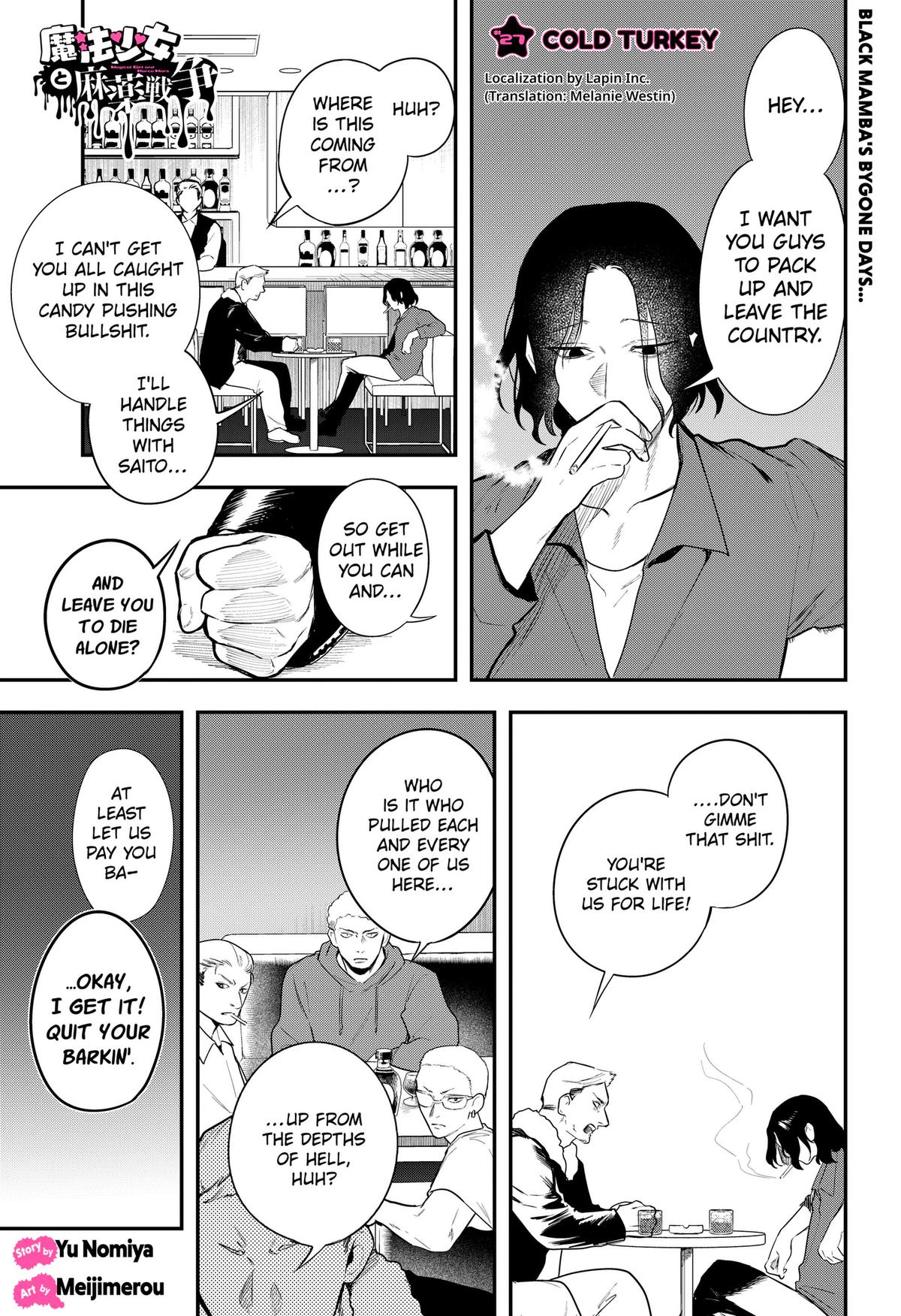 Mahou Shoujo to Mayaku Sensou Chapter 27 page 1 - 