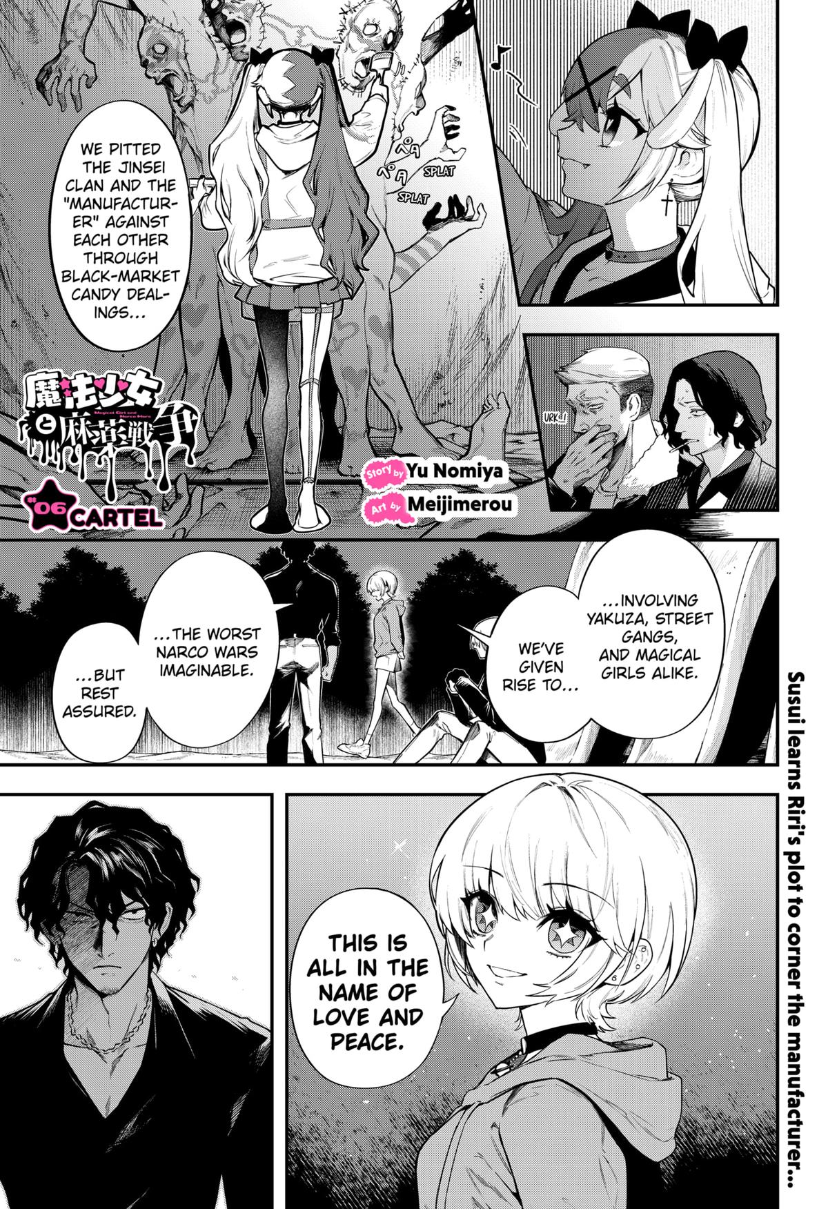 Mahou Shoujo to Mayaku Sensou Chapter 6 page 1 - 