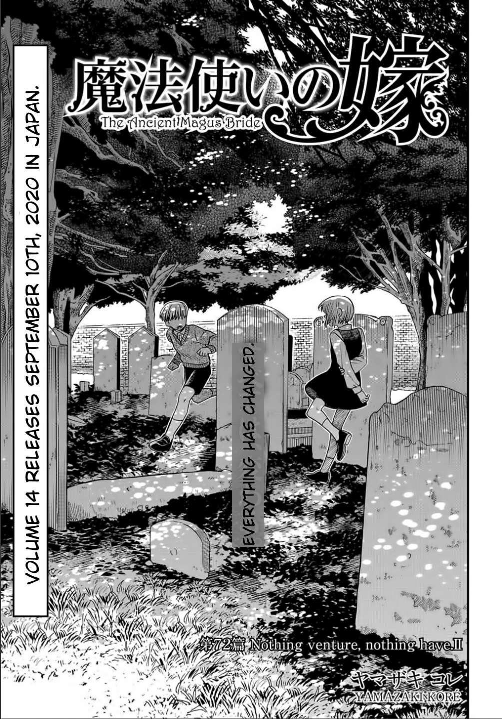 Mahou Tsukai No Yome Chapter 72 page 1 - 