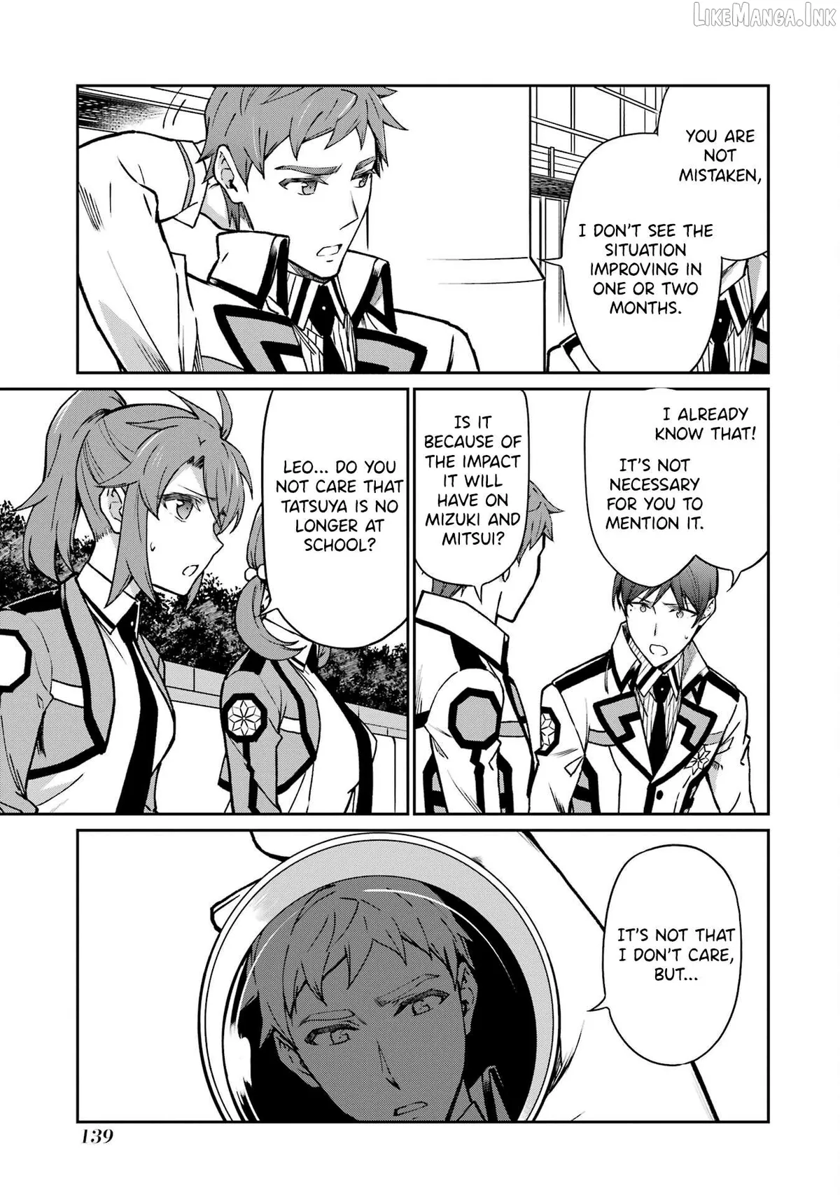 Mahouka Koukou no Rettousei: Koritsu-hen Chapter 7 page 8 - 