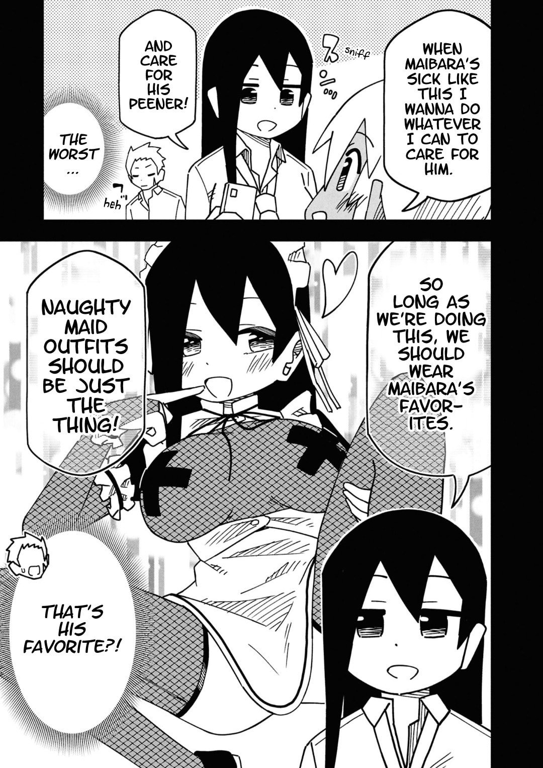 Maibara-kun wa Tsuyotsuyo Gal Kara Hanarerarenai Chapter 11 page 7 - 