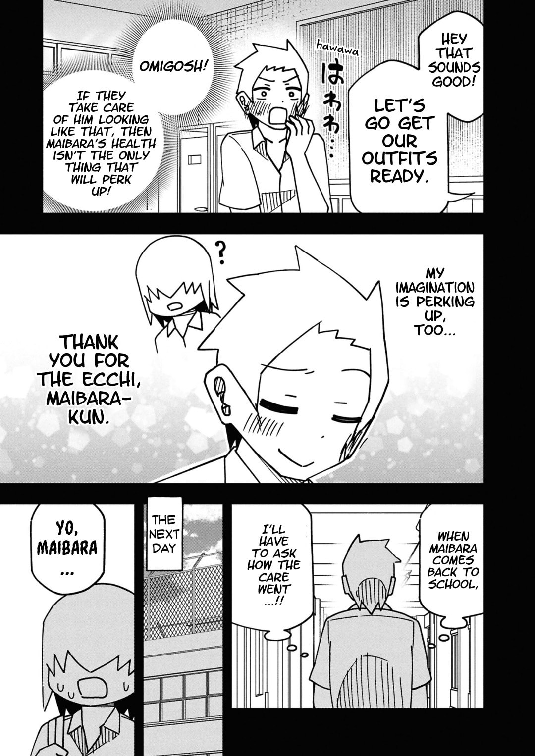 Maibara-kun wa Tsuyotsuyo Gal Kara Hanarerarenai Chapter 11 page 9 - 
